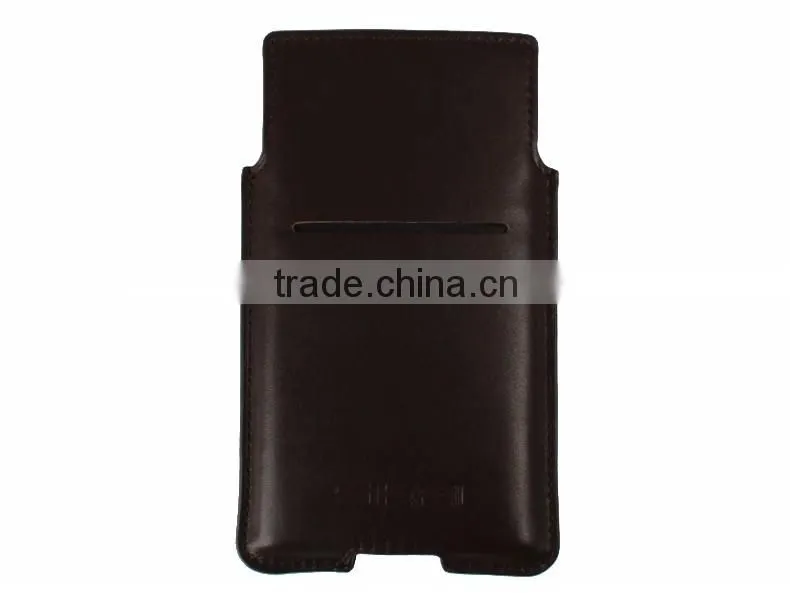 SIKAI High quality Genuine Leather Pouch Case Cover For Blackberry Priv Pouch Case with View window