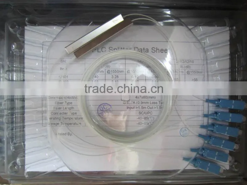 professional manufacturer&good price 1x2 fiber optic splitter,PLC fiber optic splitter