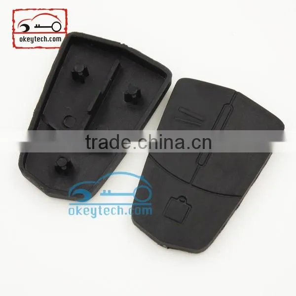 High Quatity Opel remote flip key shell for opel key 3 button rubber pad