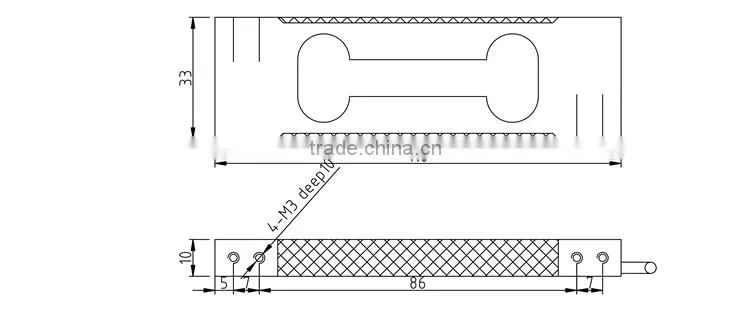 GPB132 1kg 3kg 5kg small scale parallel beam load cell