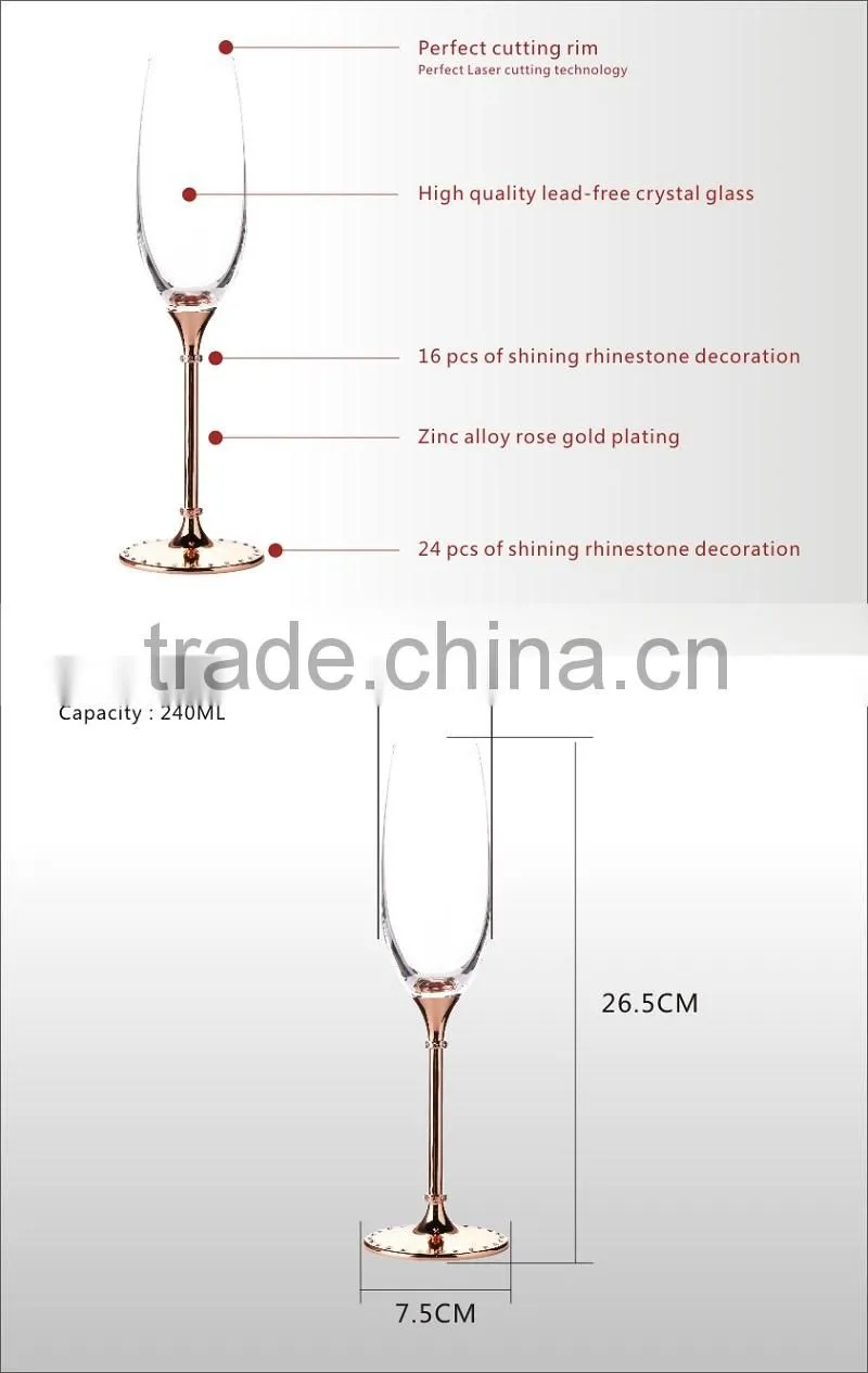Champagne Flutes Glass Type and Stocked Feature Champagne Glasses