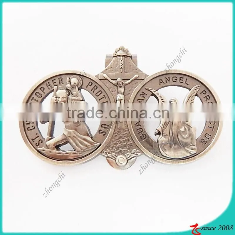 Zinc Alloy Meatl Anti-silver Auto Visor Clip