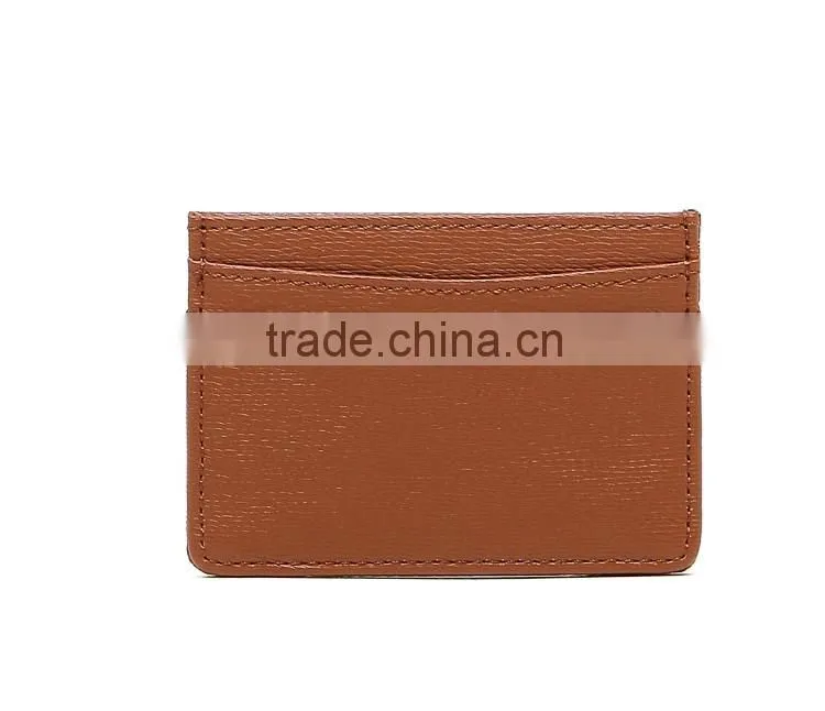 PU Leather Unisex Slim Super Thin Card Holder Pouch