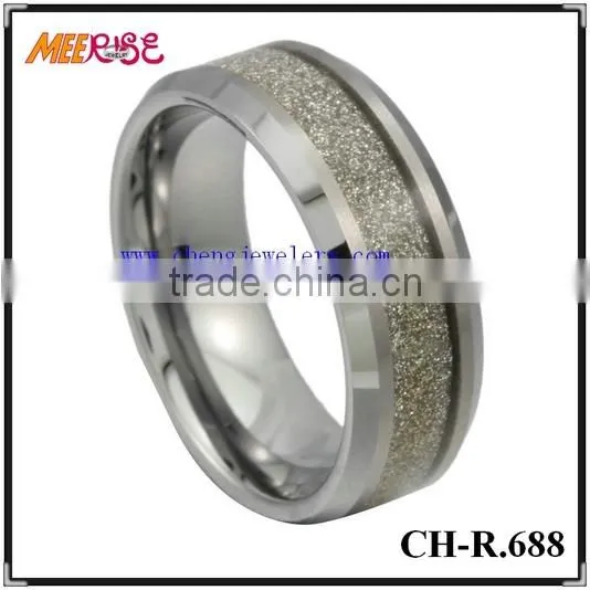 Fashion high polished black ceramic finger rings