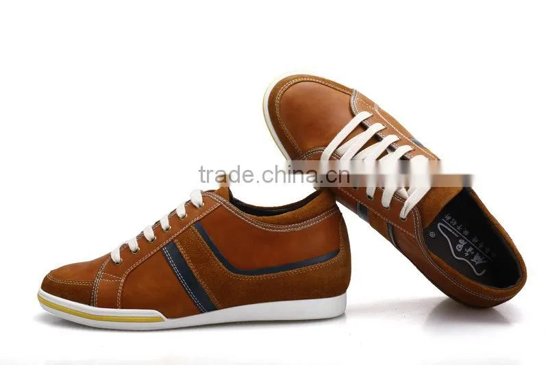 2016 comfortable height increasing casual shoes for men