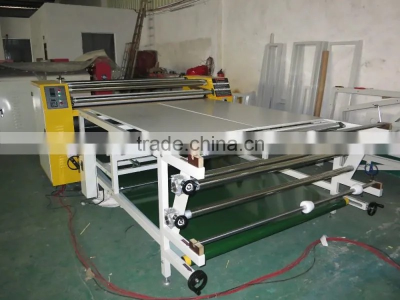 mass production security device installed roll to roll heat transfer printing machine