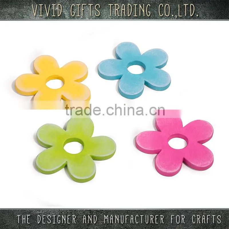 Ceramic five leaf flowers in more colors decoration
