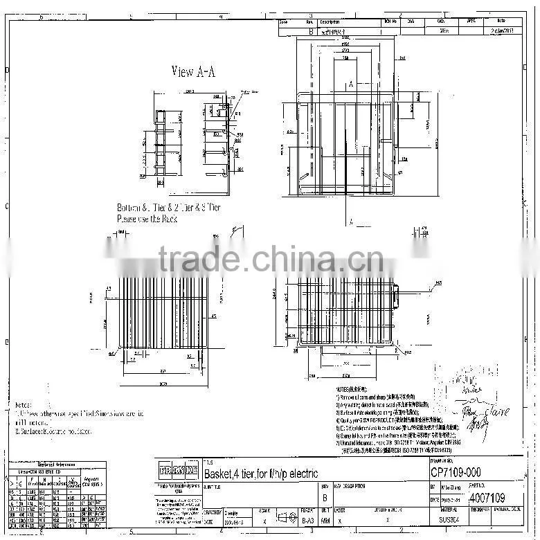 Custom Made Stainless Steel Wire Baskets