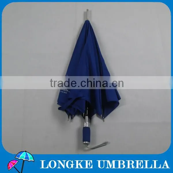 Professional umbrella manufacturer blue 190T polyester promotional golf umbrella auto open