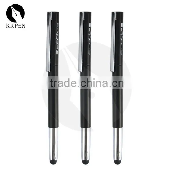 KKPEN Popular 2 in 1 metal ball point pens have stylus pen tip
