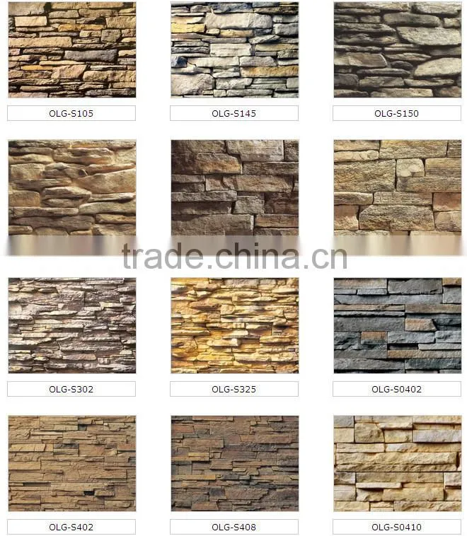 Artificial art stone for wall decoration