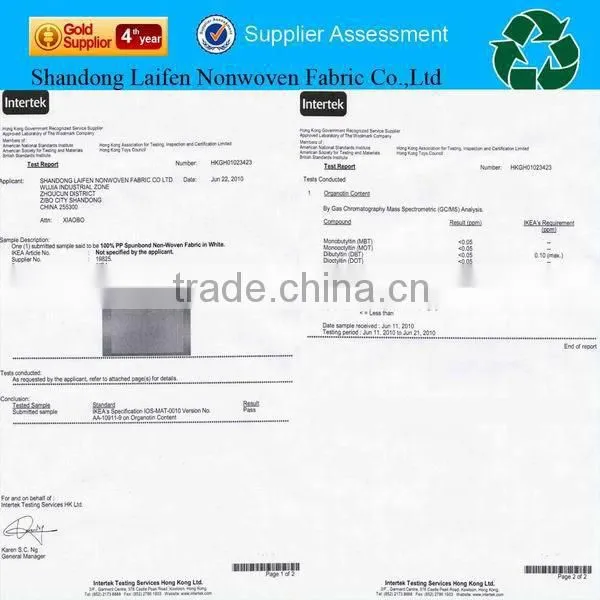 colorful pp nonwoven fabric packaging materials