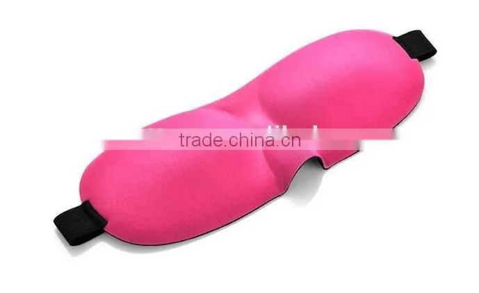 2015 Hot Selling 3D Eye Shade Adjustable Washable Blindfold Deep Eye Socket Sleeping Traveling Cover Eye Mask