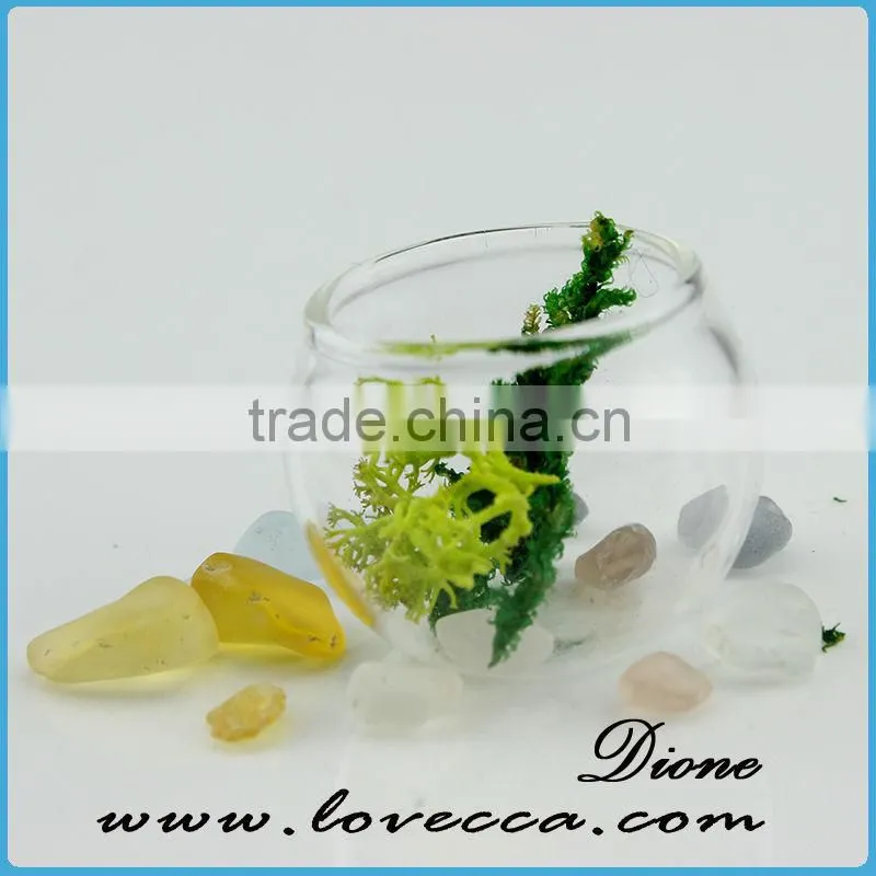 Hot crazy Christmas clear hanging glass balls inside beauti fish