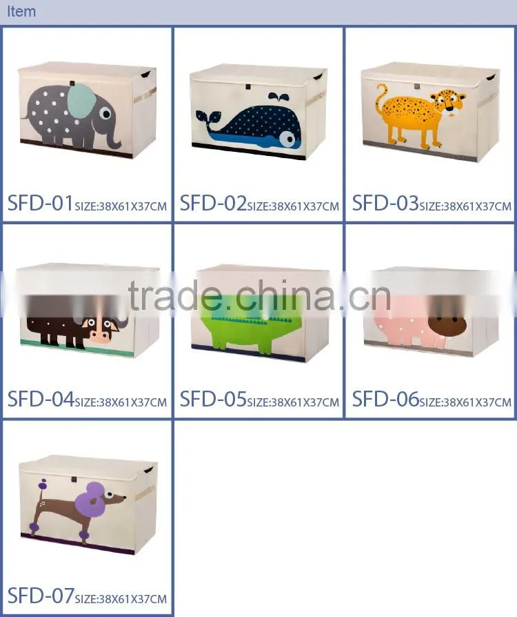 Cheap Collapsible Canvas Bedside Organizer Chest , Mini Treasure Chest Drawer Storage Box