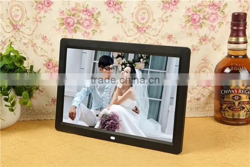 Rohs CE,FCC wholesale video,movie, pictures playing 12 inch digital photo frame manufacturers