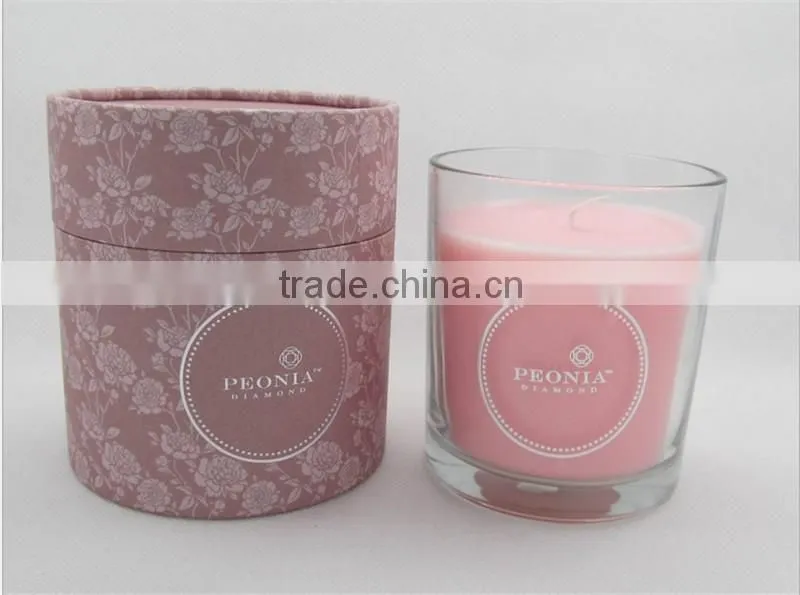 Wholesale Round shape Paper Candle Box With Lid