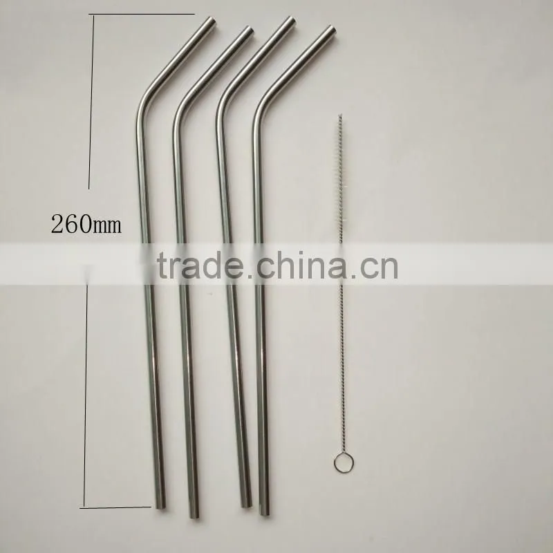Cleaning Brush Straws Set Retail Packing 4+1 Kit Fits 304 Stainless Steel Straw Metal Drinking Straw