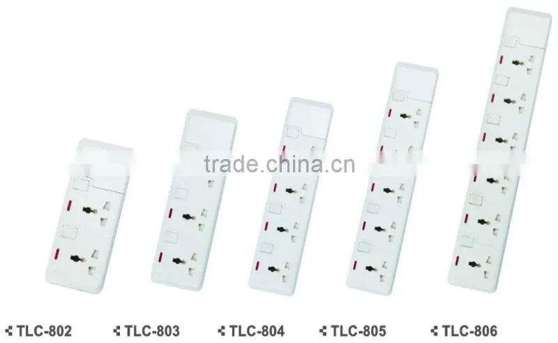 power strip,ABS material high quality OEM brand cable socket electric plug socket