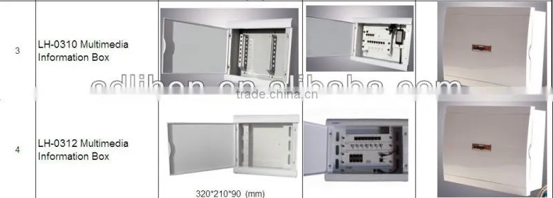 Fashion home indoor funtional multimedia information box