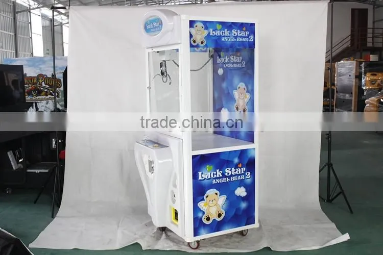 LSJQ-756 Diamond graphics crane claw machine plush crane toy vending machine for sale mini crane game