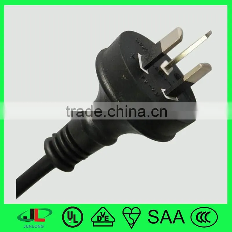 Australia market electrical wire names ac power cord, SAA power cord