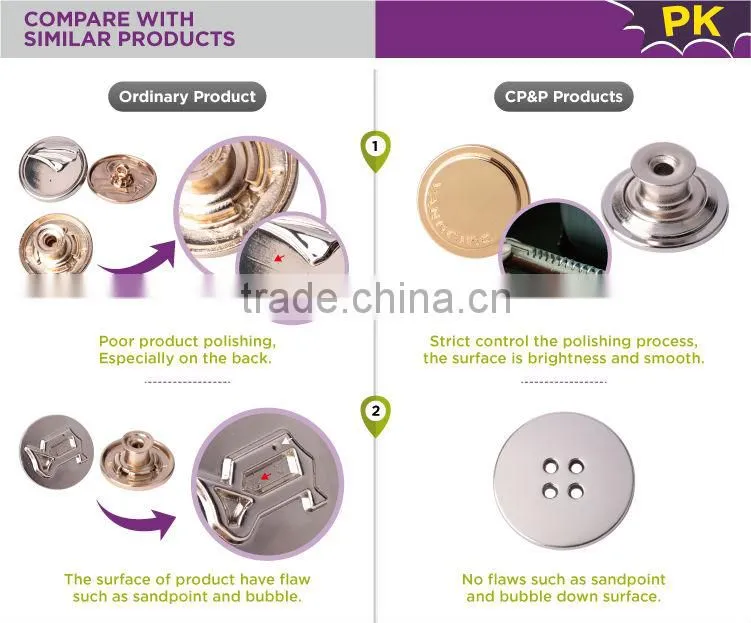 Brass color zinc alloy zipper pull tabs