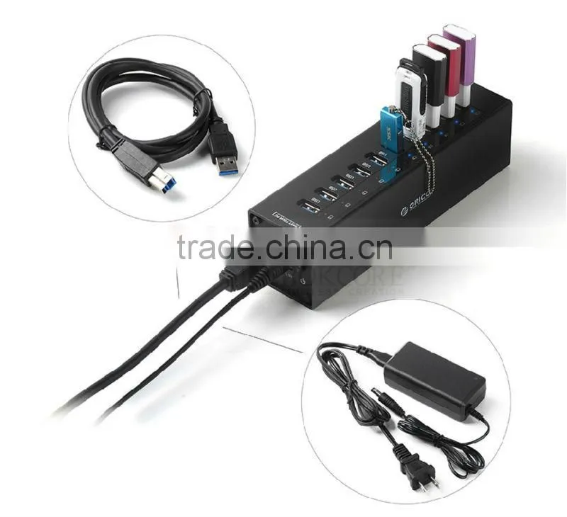 ORCO A3H10 10 Ports USB3.0 HUB for Apple Products