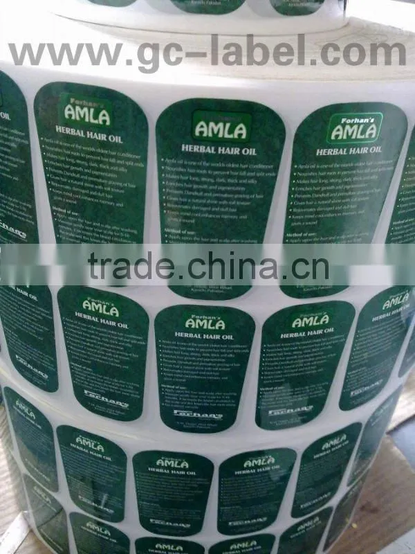 bottle label