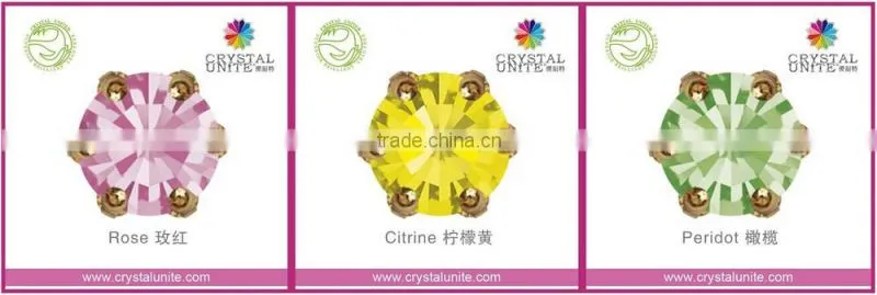 U1038CS Original China Crystal Unite Lead Free Chaton in Crown Setting, Sew on Stone