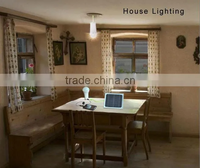 3W portable LED solar lantern with USB to charge mobile
