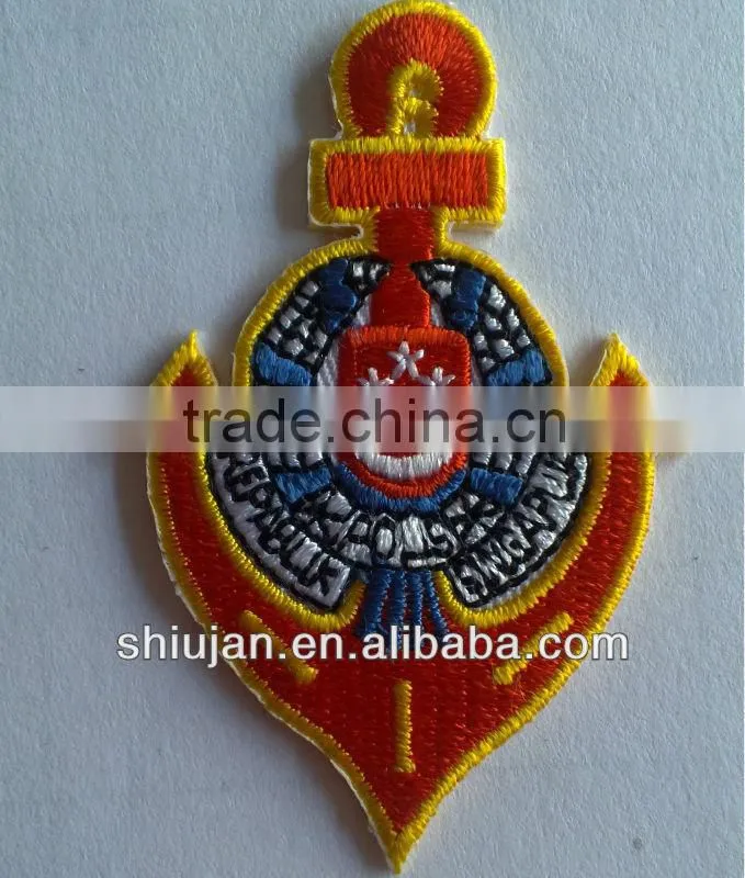 metallic thread embroidery epaulettes