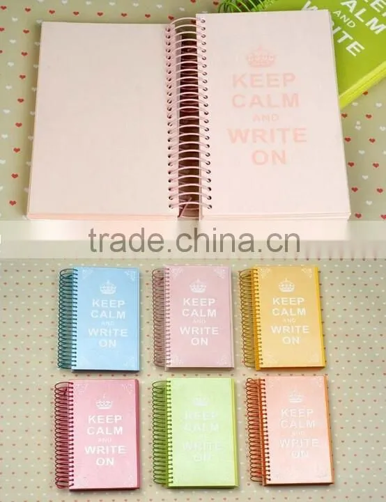 Promotional Wire-o Binding Paper Notebook /Custom Diary Notebook
