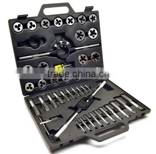 45 pc Tap and Die Set SAE Tungsten Steel Titanium Tools