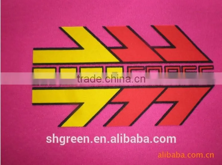 Soft flock logo thermal transfer sticker