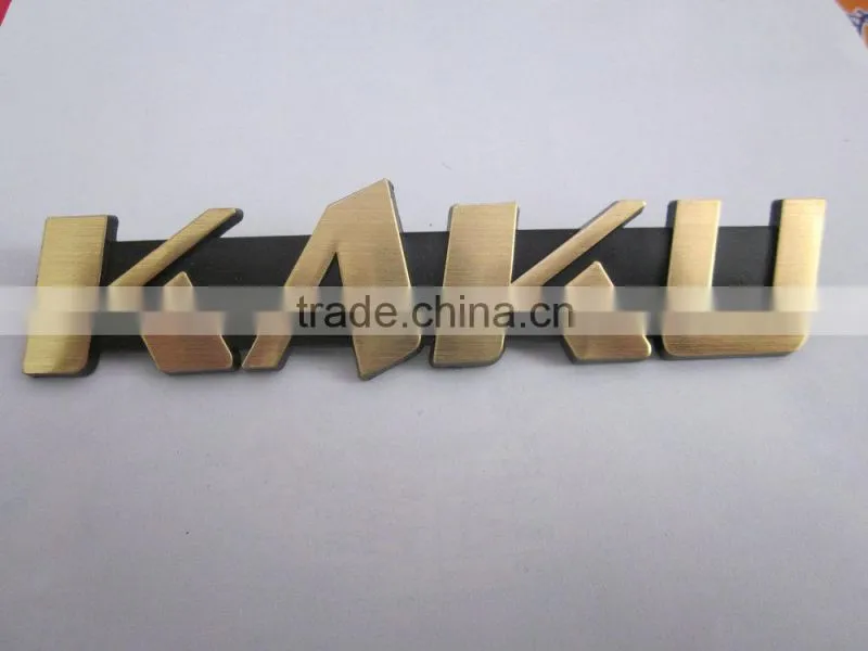 3D ABS letters nameplate,ABS car sticker,custom plastic car badge emblem