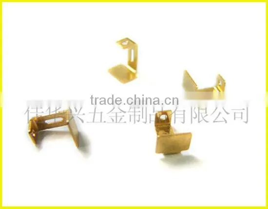 Stamping spring battery contact parts made from phosphor copper