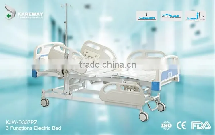 Three functions motorized cheap children infant hospital bed for sale price