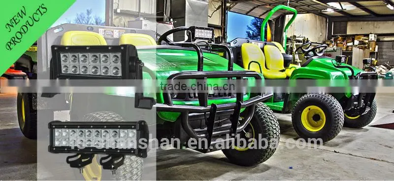 HOT SALE! Stainless steel Waterproof 3W Cree LED light bar cree 36w truck roof off road tractor light bar/car pilot led light