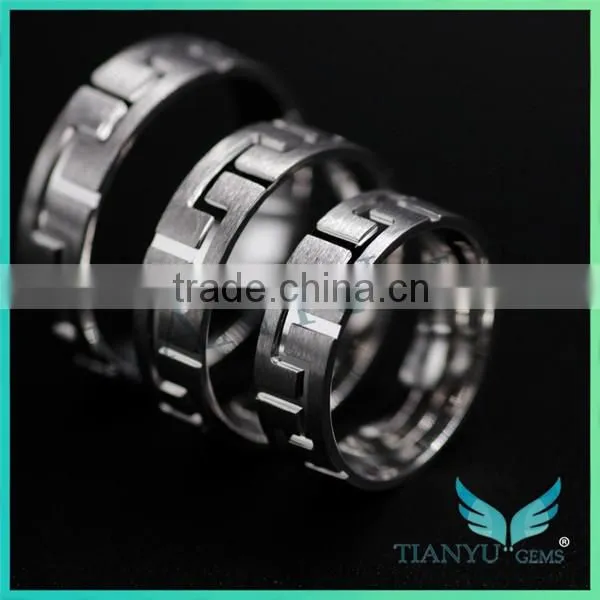Platinum Rings Men and Women Finger Rings Wedding Ring