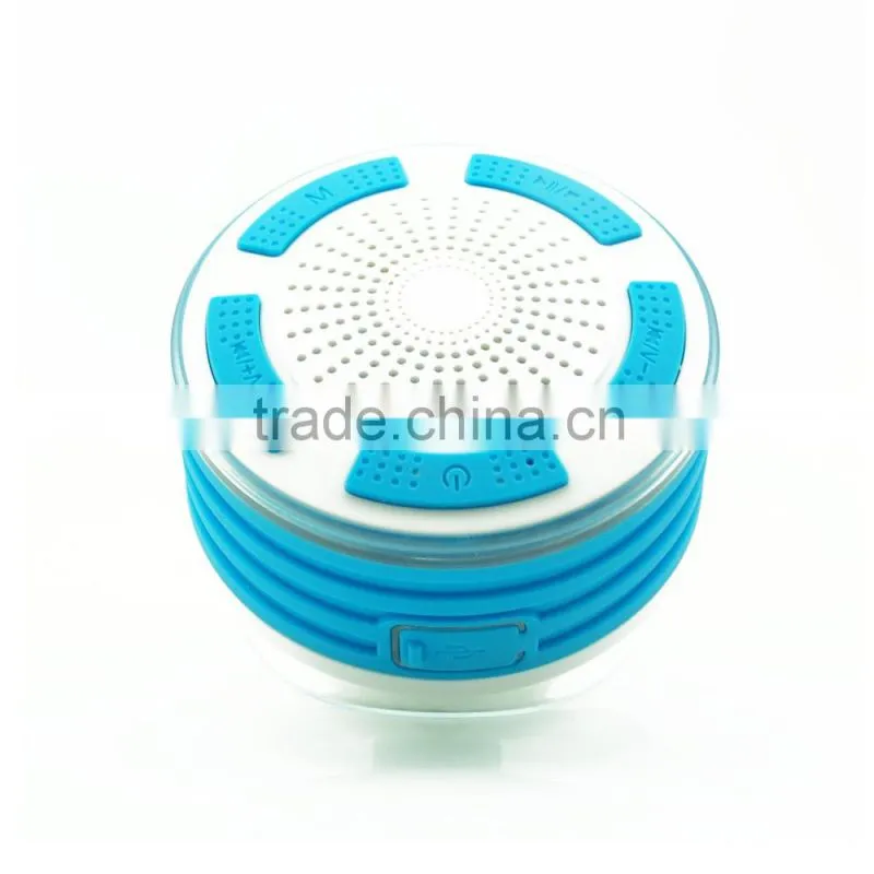 My speaker F013 white sky blue 5W powerful waterproof IP67 bluetooth speaker