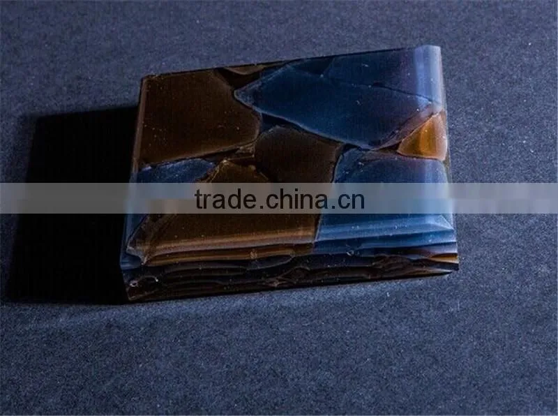 Spectrum 100 SFS with irisation new building material jade glass