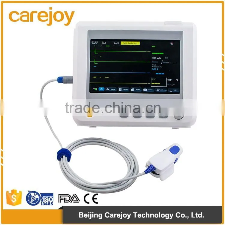 CE and ISO13485 lightweight easy operation 8.4-inch screen color LCD display portable fetal monitor