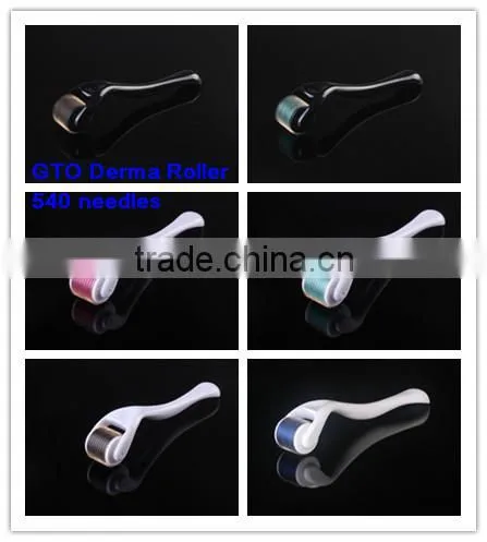 Anti aging microneedle therapy system 540 titanium derma roller