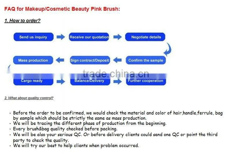 High quality luxury gold oval cosmetic powder brush