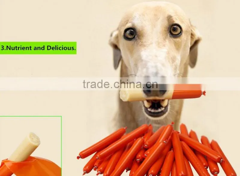 Pet food pet sausage with chicken