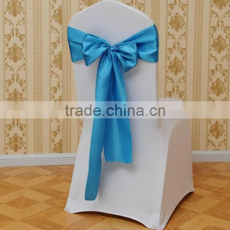 wholesale red color satin chair sashes for weddings