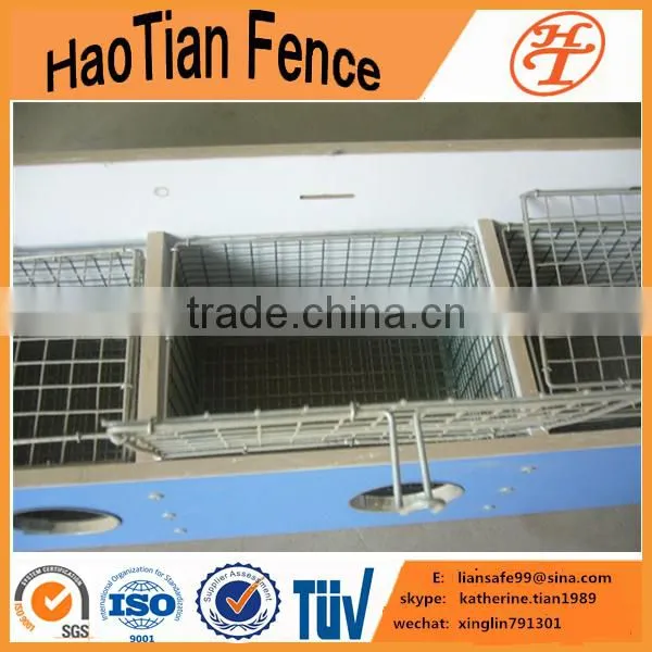 galvanized mink wire mesh breeding cage low price mink cage for sale