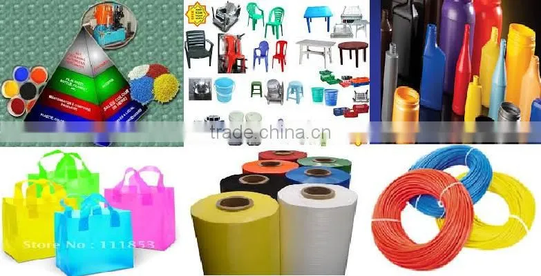 Plastic bag raw materials black masterbatch