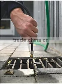 Stainless Steel pipe cleaning nozzle for garden hose
